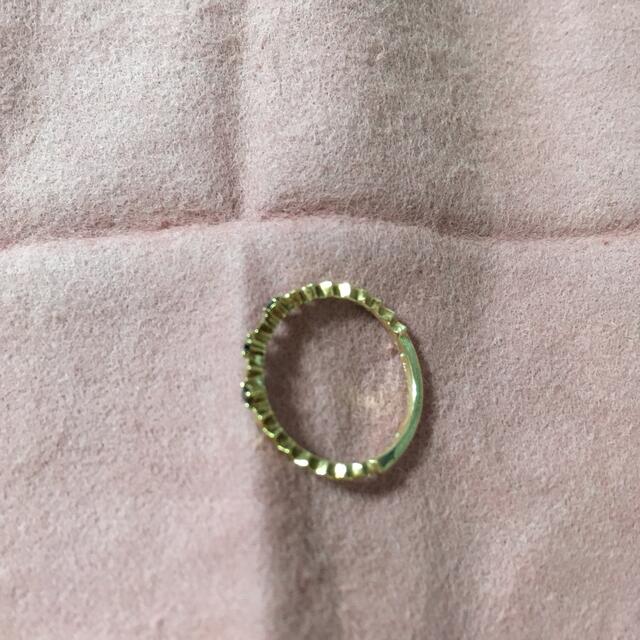 ブラックダイヤモンドリング レディースのアクセサリー(リング(指輪))の商品写真