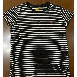 ポロラルフローレン(POLO RALPH LAUREN)の未使用に近い⭐️ラルフローレンボーダーTシャツ ⭐️レディースS 女の子160(Tシャツ(半袖/袖なし))