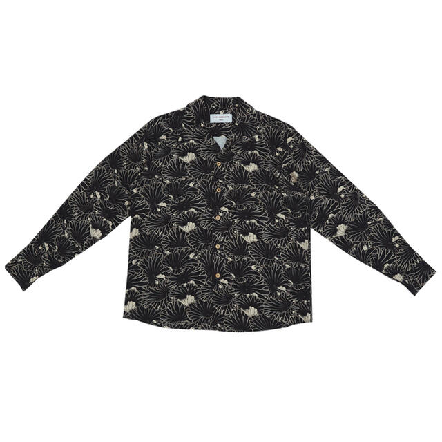 2020最新型 高品質 GAKKIN X LOCO MOSQUITO SHIRT 黒蓮葉 シャツ