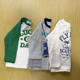 ニシマツヤ(西松屋)の西松屋 長袖 ロンT 3枚 セット 95cm 男女兼用(Tシャツ/カットソー)