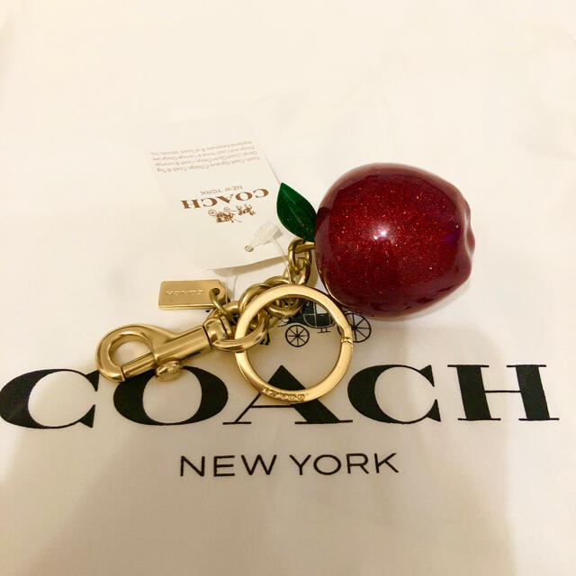 COACH（コーチ）バックチャーム 新品 りんご キーホルダー - バッグ