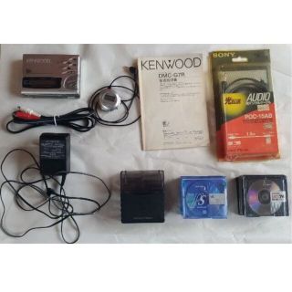 ケンウッド(KENWOOD)のKENWOOD ポータブルMDレコーダー　DMC-G7R(ポータブルプレーヤー)