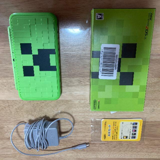 任天堂 - ニンテンドー２DS　LL　マイクラクリーパーエディション　箱　充電器　付属