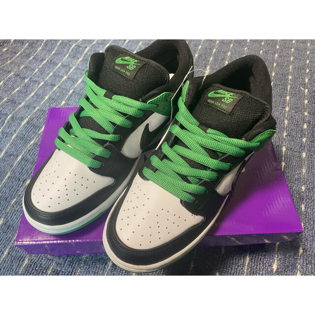 スニーカーNIKE SB DUNK LOW PRO CLASSIC GREEN 27cm