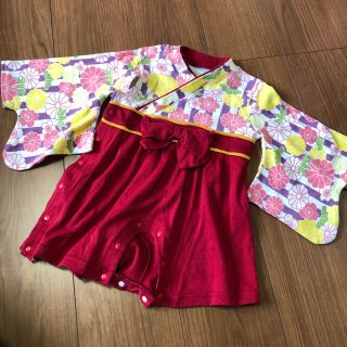 袴ロンパース 女の子 まとめ売り ㉘(和服/着物)