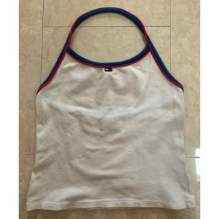 トミーヒルフィガー(TOMMY HILFIGER)のトップス　S(ベアトップ/チューブトップ)