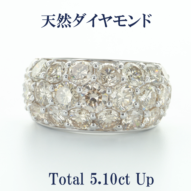 ハニカムパヴェリング　5.00ct