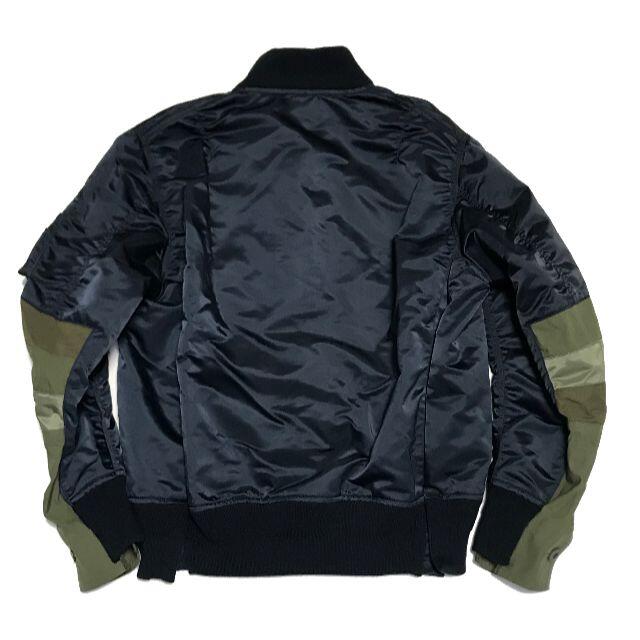 sacai(サカイ)のSACAI　ボンバージャケット　ネイビー　１　新品 メンズのジャケット/アウター(ミリタリージャケット)の商品写真