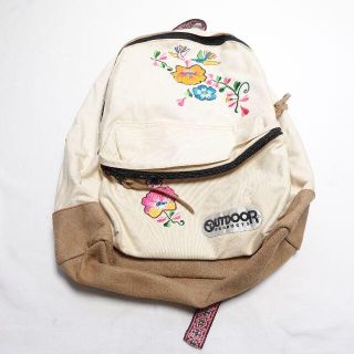 アウトドア(OUTDOOR)のOUTDOOR　リュック　レディース　ベージュ(リュック/バックパック)