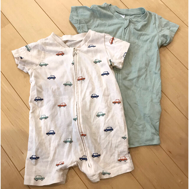 H&M(エイチアンドエム)のH&M🧸新生児カバーオールセット キッズ/ベビー/マタニティのベビー服(~85cm)(カバーオール)の商品写真