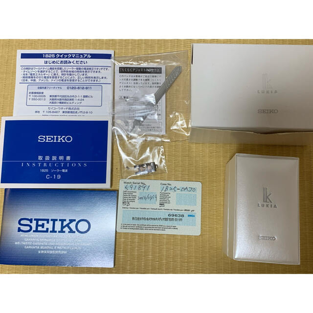 SEIKO(セイコー)のセイコー　SEIKOルキア　ソーラー電波時計　SSVV036 レディースのファッション小物(腕時計)の商品写真
