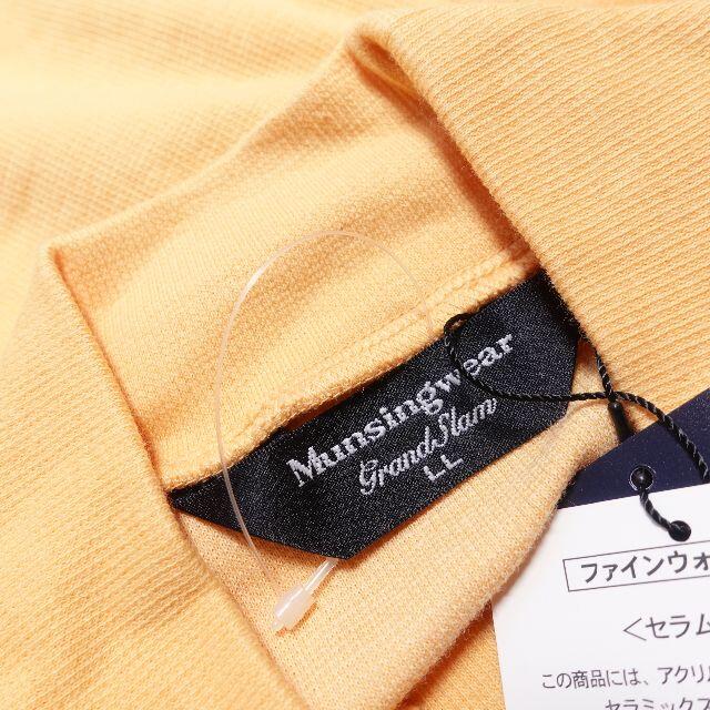 Munsingwear(マンシングウェア)のMunsingwear　ハイネックTシャツ　メンズ　イエロー メンズのトップス(Tシャツ/カットソー(七分/長袖))の商品写真