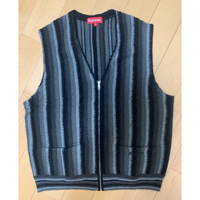 supreme stripe sweater vest