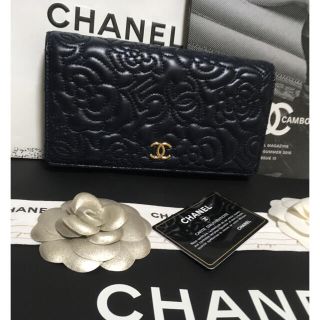 シャネル(CHANEL)のthimi様専用♡超美品♡レア★シャネル カメリア 26番台 5ステッチ長財布(財布)