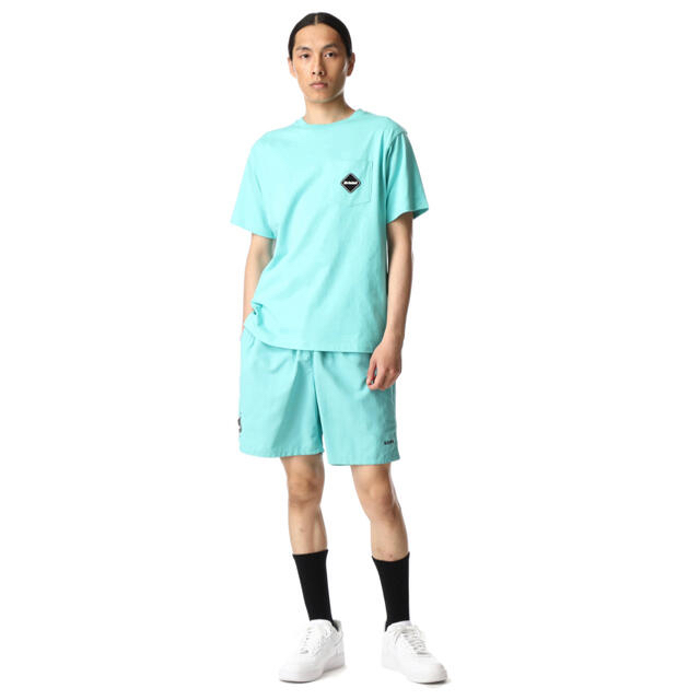 F.C.R.B.(エフシーアールビー)のFCRB 21SS  NYLON EASY SHORTS  ティファニーブルー メンズのパンツ(ショートパンツ)の商品写真