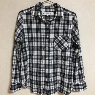 ノーリーズ(NOLLEY'S)のRie miller リエミラー シワ加工チェックシャツ カシュクール春(シャツ/ブラウス(長袖/七分))