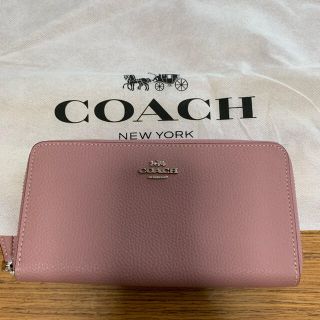 コーチ(COACH)のコーチ　長財布　くすみピンク(財布)