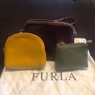 フルラ(Furla)のFURLA フルラ　ショルダーバックポーチ付き(ショルダーバッグ)