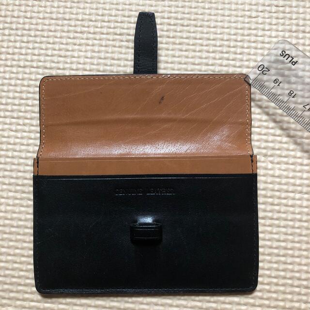 名刺入れ レザー  genuine leather メンズのファッション小物(名刺入れ/定期入れ)の商品写真