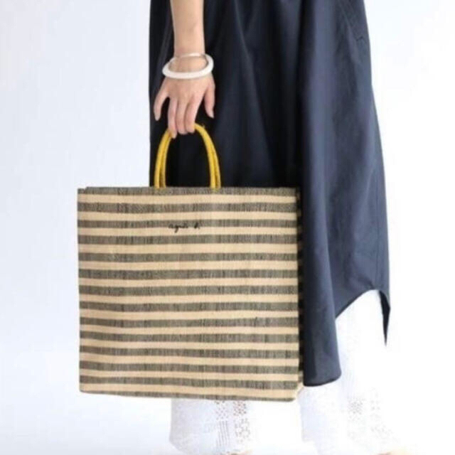 AGNES.B アニエス・ベー　MADAGASCAR RAFFIA バッグジャーナルスタンダード