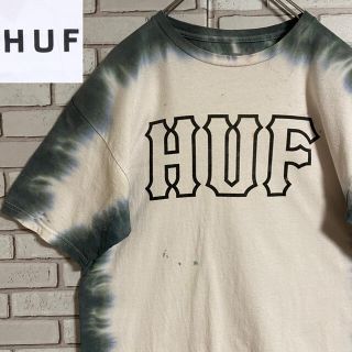 ハフ(HUF)の90s 古着 ハフ  Tシャツ プリント ビッグシルエット ゆるだぼ タイダイ(Tシャツ/カットソー(半袖/袖なし))