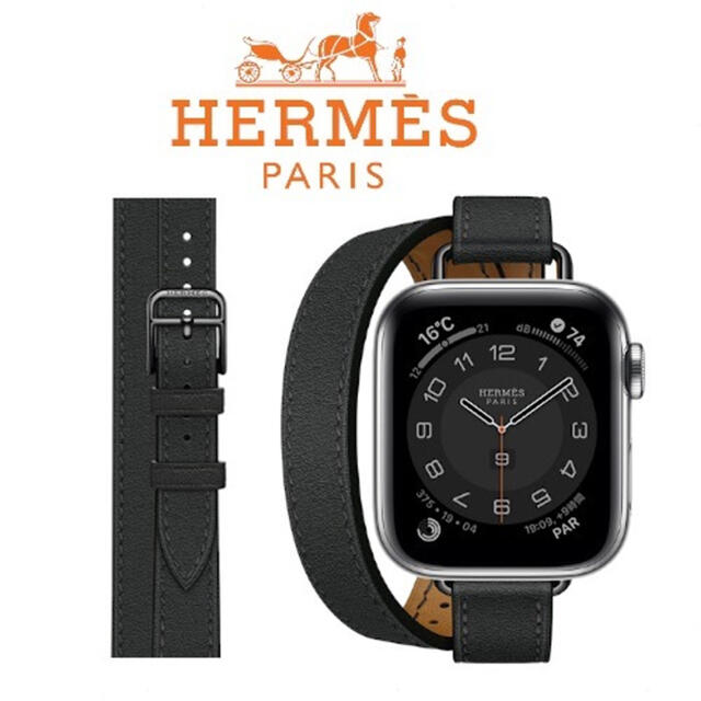 今年人気のブランド品や Hermes - エルメスアップルウォッチ　アトラージュ・ドゥブルトゥール 腕時計