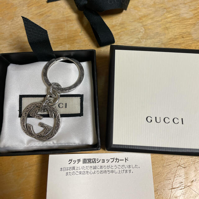 Gucci(グッチ)のGUCCI グッチ　キーリング メンズのファッション小物(キーホルダー)の商品写真