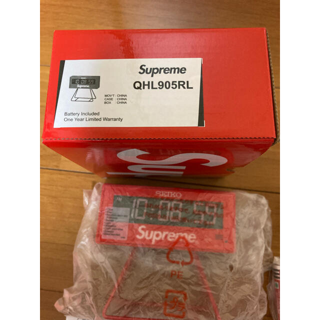 Supreme(シュプリーム)のsupreme seiko marathon clock 新品 未使用 インテリア/住まい/日用品のインテリア小物(置時計)の商品写真