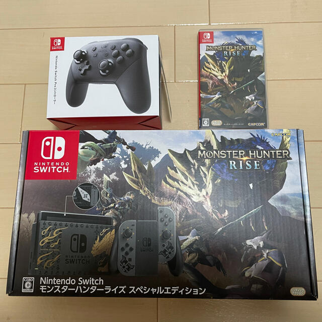 Nintendo Switch モンスターハンターライズセット美品！