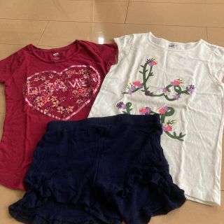 オールドネイビー(Old Navy)のTシャツ２枚とショートパンツ(Tシャツ/カットソー)