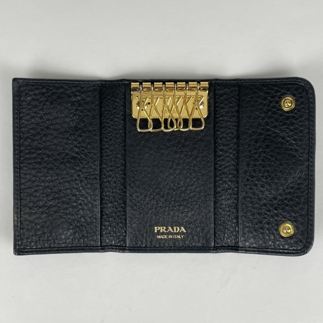 通信販売 最終お値下げ 未使用 PRADA プラダ エナメル6連キーケース
