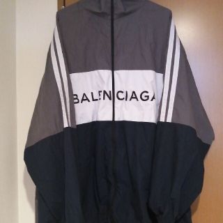 バレンシアガバッグ(BALENCIAGA BAG)のBALENCIAGA トラックジャケットグレー(ナイロンジャケット)