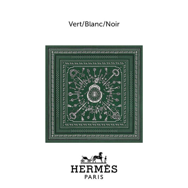 Hermes - HERMES  バンダナ  カシミアシルク140