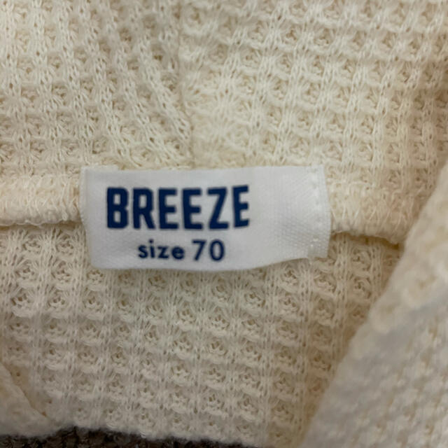 BREEZE(ブリーズ)のBREEZE クマ　パーカー　70 ブリーゼ キッズ/ベビー/マタニティのベビー服(~85cm)(その他)の商品写真