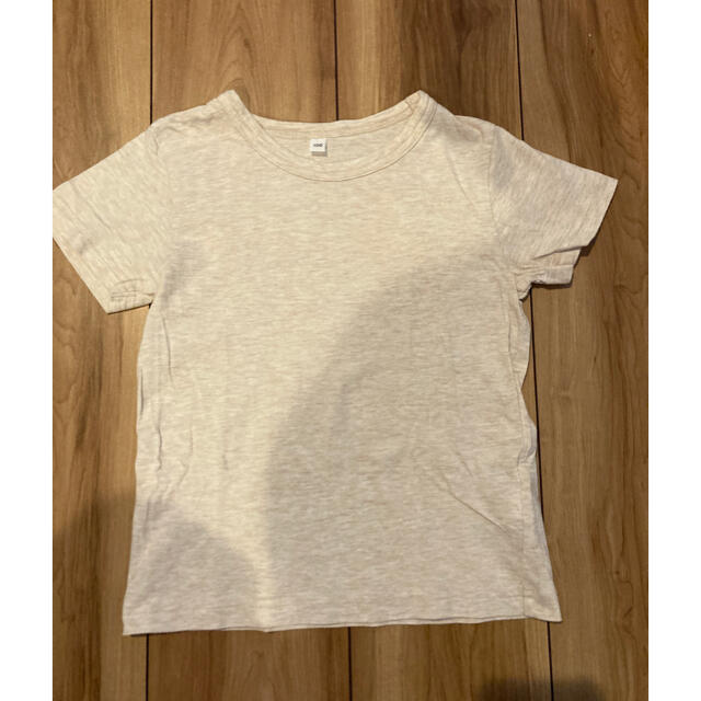 MUJI (無印良品)(ムジルシリョウヒン)の無印良品 MUJI 100 半袖 Tシャツ キッズ ベビー 男女兼用 男の子 キッズ/ベビー/マタニティのキッズ服女の子用(90cm~)(Tシャツ/カットソー)の商品写真