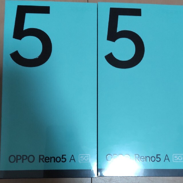 OPPO - 新品未開封品 oppo reno5A YM版　SIMフリー 送料無料