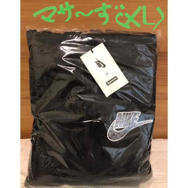 ★新品Supreme×NIKE halfzip sweatshirt XL 黒