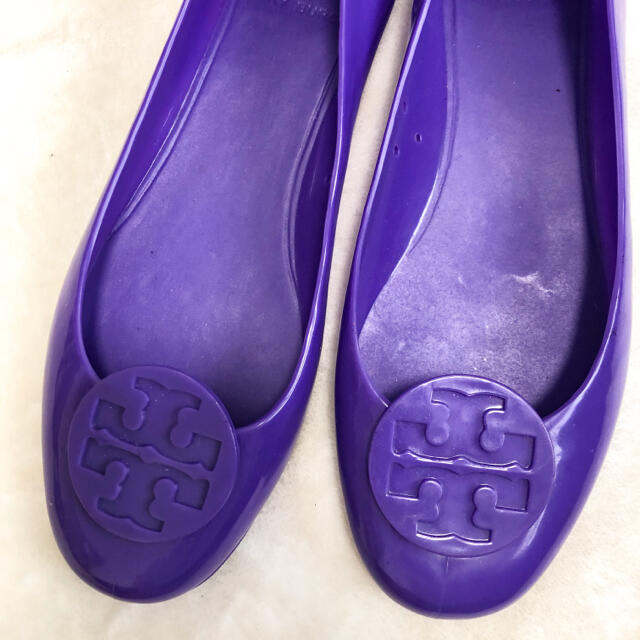 Tory Burch(トリーバーチ)のトリーバーチ  ラバーシューズ  レインシューズ　パープル レディースの靴/シューズ(レインブーツ/長靴)の商品写真