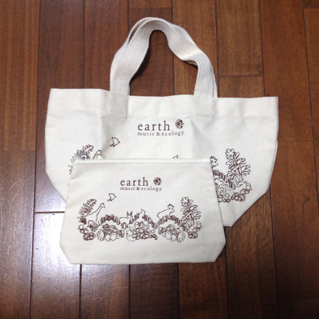 earth music & ecology(アースミュージックアンドエコロジー)のearthポーチ＆トートバッグ レディースのバッグ(トートバッグ)の商品写真