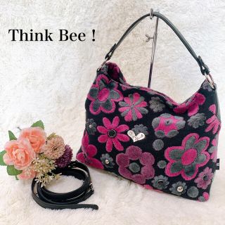 シンクビー(Think Bee!)のThink Bee シンクビー 2way ショルダーバッグ ベリーニ 花柄(ショルダーバッグ)