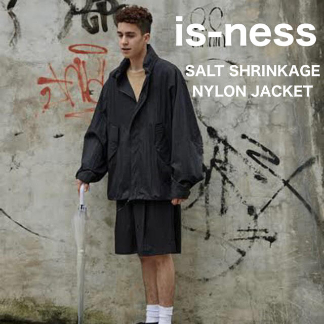 is-ness SALT SHRINKAGE NYLON JACKET L 【12月スーパーSALE 15%OFF ...