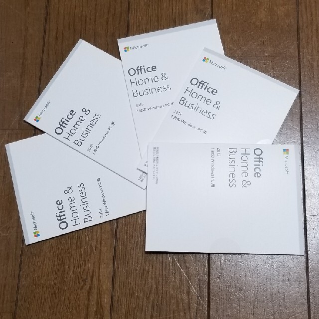 新版 Microsoft - 5枚 新品 未開封 Office Home and Business 2019 ...