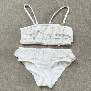 エイチアンドエム(H&M)のラメホワイト 水着 ビキニ 新品 すみれ服(水着)