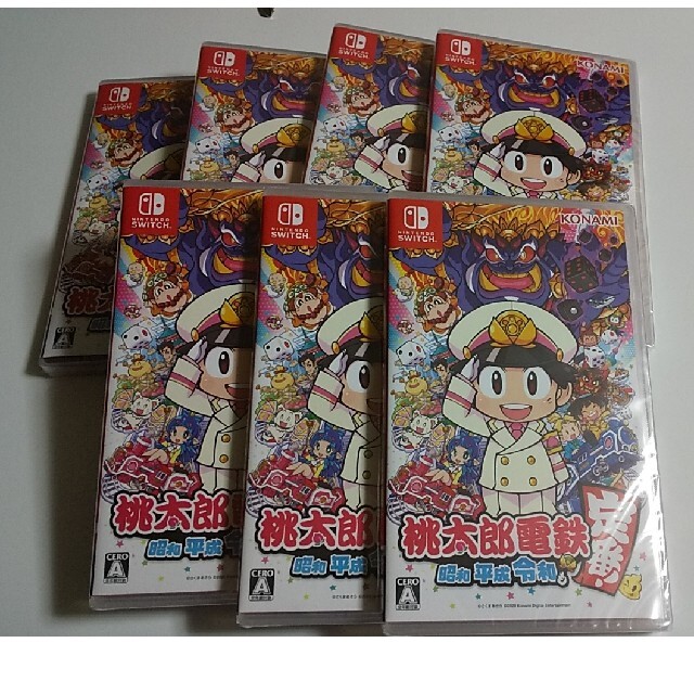 独創的 KONAMI - 桃太郎電鉄 ~昭和 平成 令和も定番!~ Switch 7個セット 家庭用ゲームソフト 独創的 KONAMI - 桃太郎電鉄 ~昭和 平成 令和も定番!~ Switch 7個セット 家庭用ゲームソフト