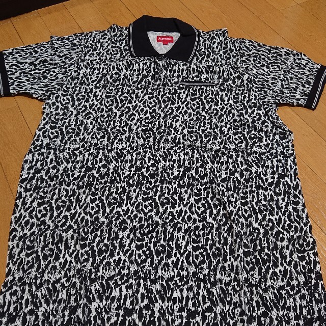 supreme Leopard ポロシャツ L