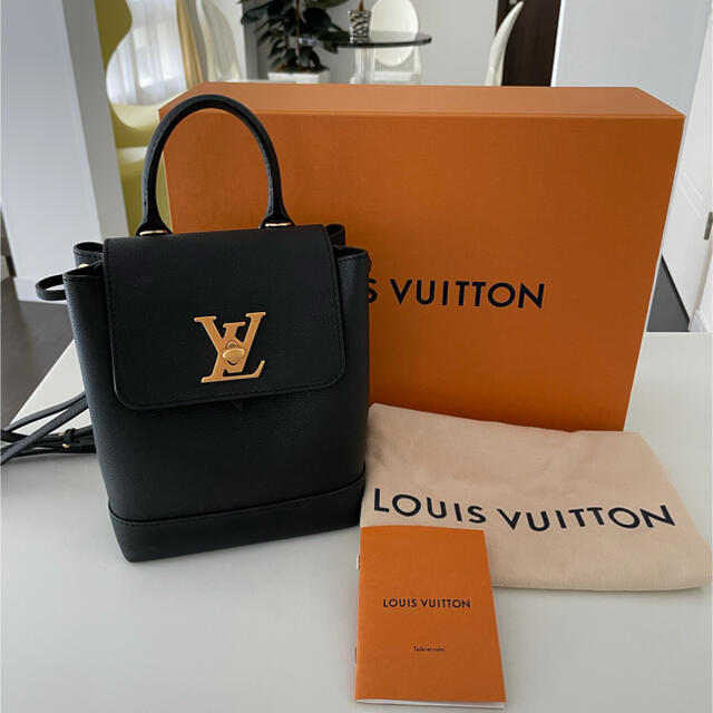 買い保障できる LOUIS VUITTON 美品 ルイヴィトン ロックミーバックパックミニ ゴールド金具 リュック/バックパック 