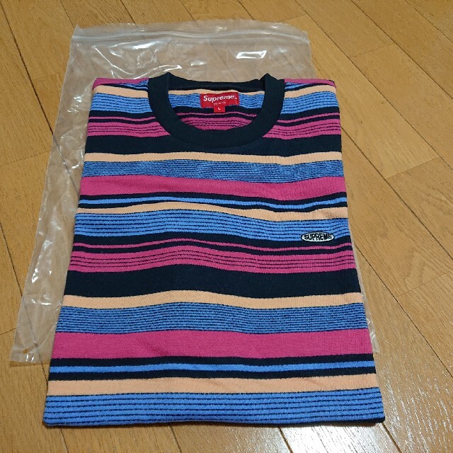 supreme ボーダーTシャツ L - Tシャツ/カットソー(半袖/袖なし)