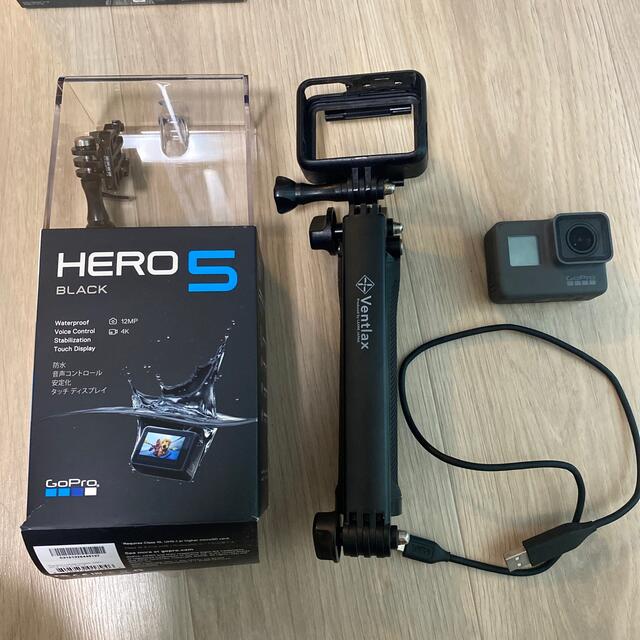 GoPro(ゴープロ)のGO PRO HERO BLACK 5 スマホ/家電/カメラのカメラ(ビデオカメラ)の商品写真