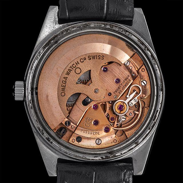 OMEGA(オメガ)の(63) オメガ ジュネーブ 稼働 クロスヘア文字盤 1969年製 日差10秒 メンズの時計(腕時計(アナログ))の商品写真