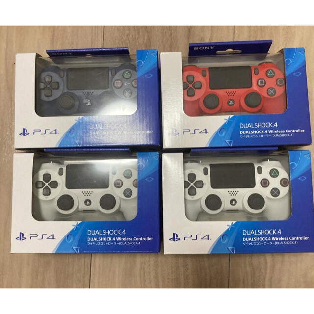 ps4 純正コントローラー  4個セット エンタメ/ホビーのゲームソフト/ゲーム機本体(その他)の商品写真